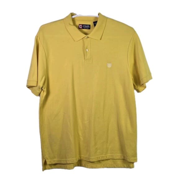 CHAPS Men’s XL Yellow Short Sleeve Polo Shirt‎ - Thumbnail 11