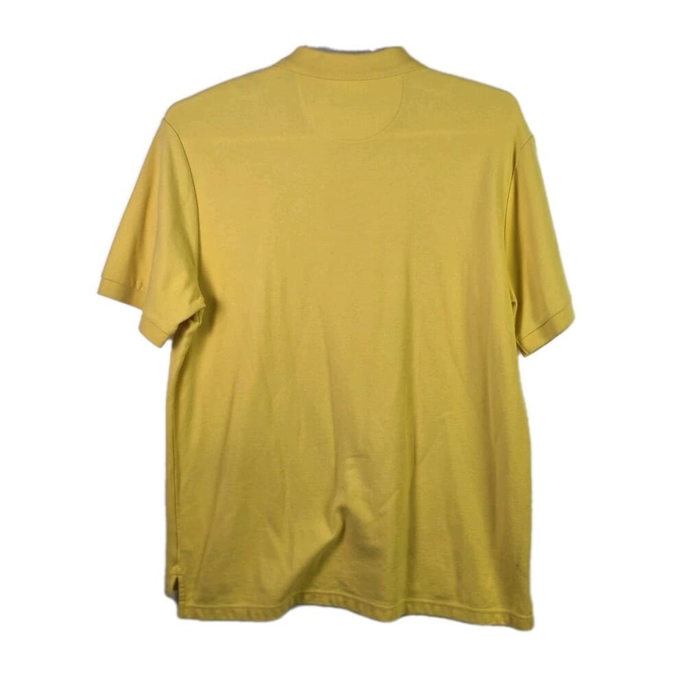 CHAPS Men’s XL Yellow Short Sleeve Polo Shirt‎ - Thumbnail 5