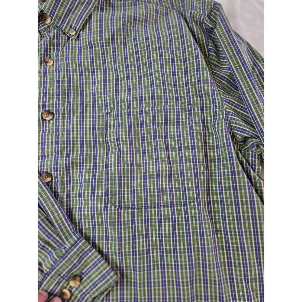 CE Schmidt Workwear Men's XXL Long Sleeve Plaid Button‎ Up Shirt - Thumbnail 2