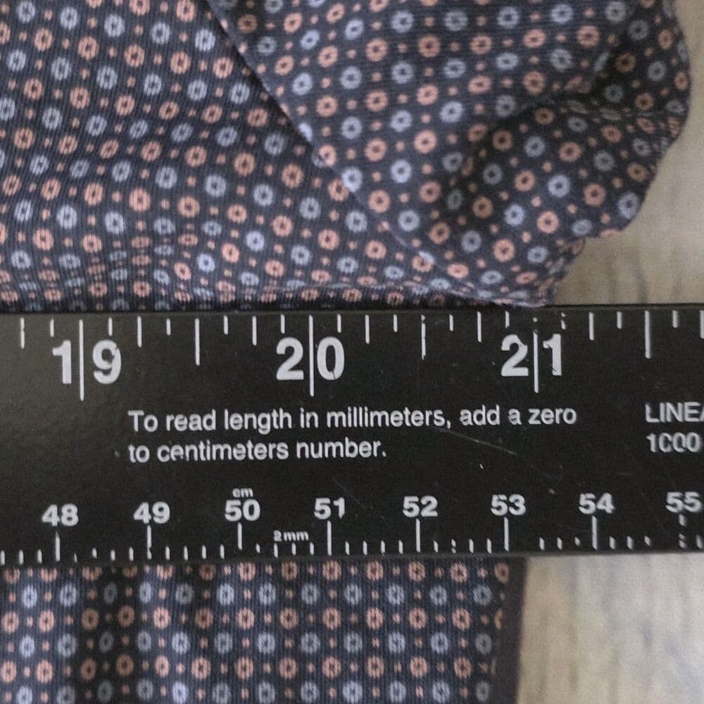 Hart Schaffner Marx Men's Large Marron Geometric Long Sleeve Button Up Shirt - Thumbnail 5