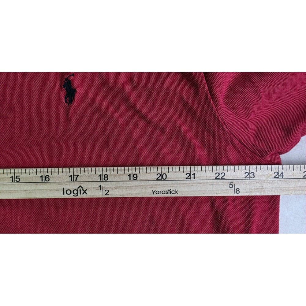 Polo Ralph Lauren Size Large Red Short Sleeve‎ Shirt - Thumbnail 5