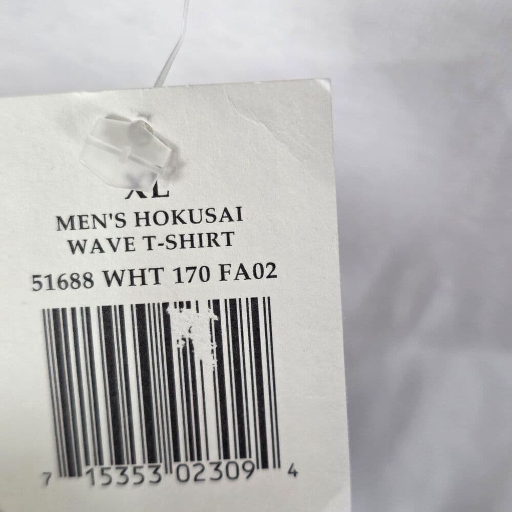 Vtg Patagonia Beneficial Men's XL White " Surfing Waves" Short Sleeve T-Shirt - Thumbnail 4