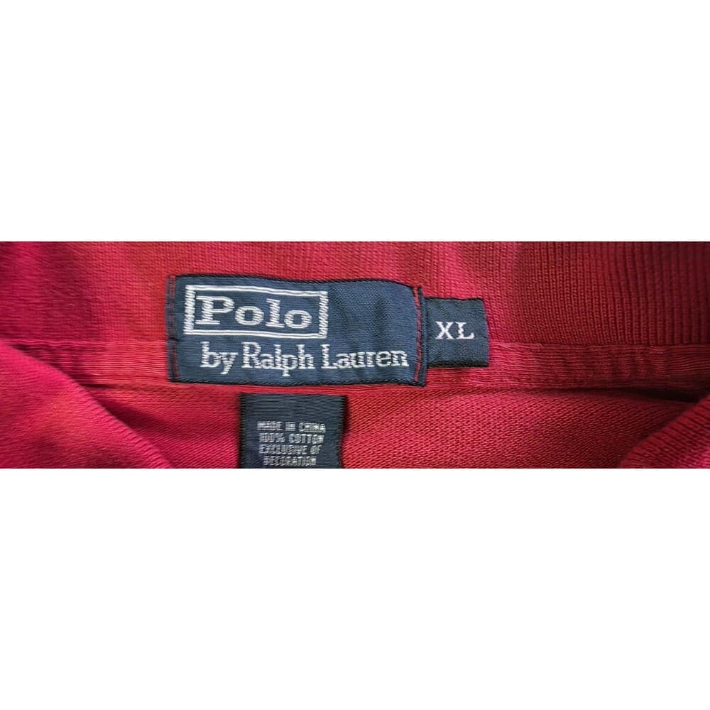 Polo Ralph Lauren Size Large Red Short Sleeve‎ Shirt - Thumbnail 2