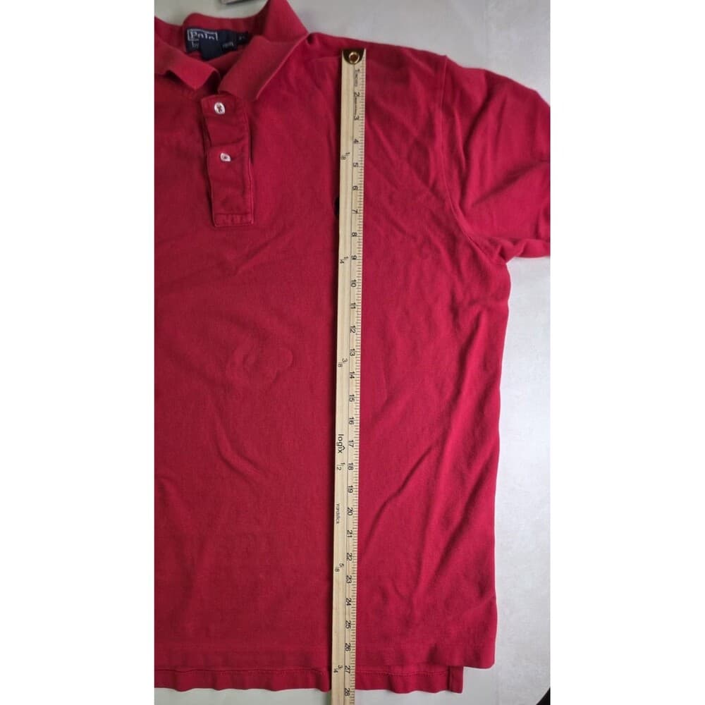 Polo Ralph Lauren Size Large Red Short Sleeve‎ Shirt - Thumbnail 6