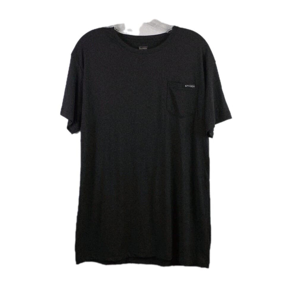 Spyder Active Mens XL Black Short Sleeve Stretch Training Shirt - Thumbnail 9