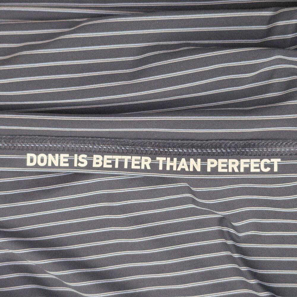 Rhone Men's XL Blue Commuter Striped Casual S/S Golf Shirt - Thumbnail 7