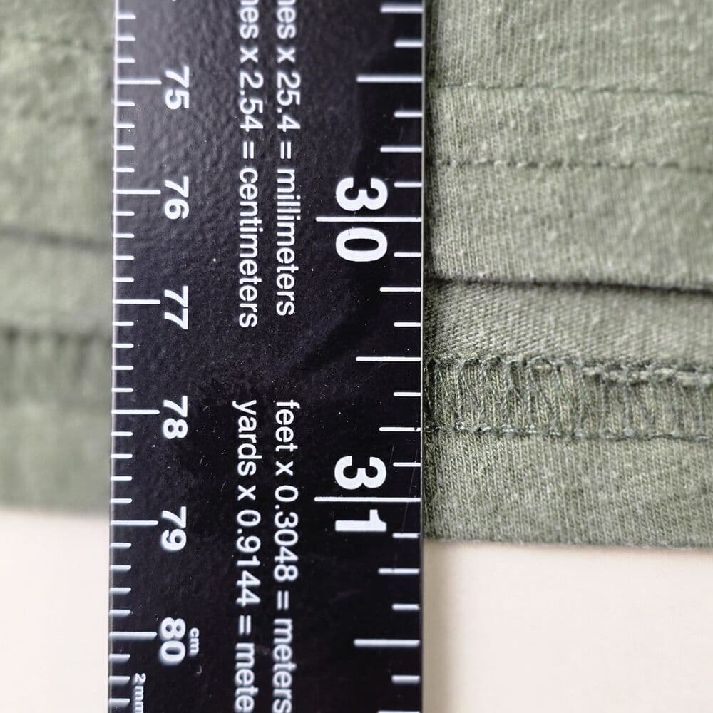 Hurley Men's XXL Green 3/4 Length Raglan T-Shirt * Flawed* - Thumbnail 3
