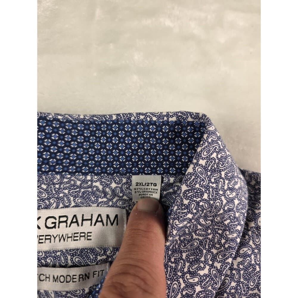 Nick Graham Mens 2XL Stretch Fit‎ Long Sleeve Shirt - Thumbnail 3
