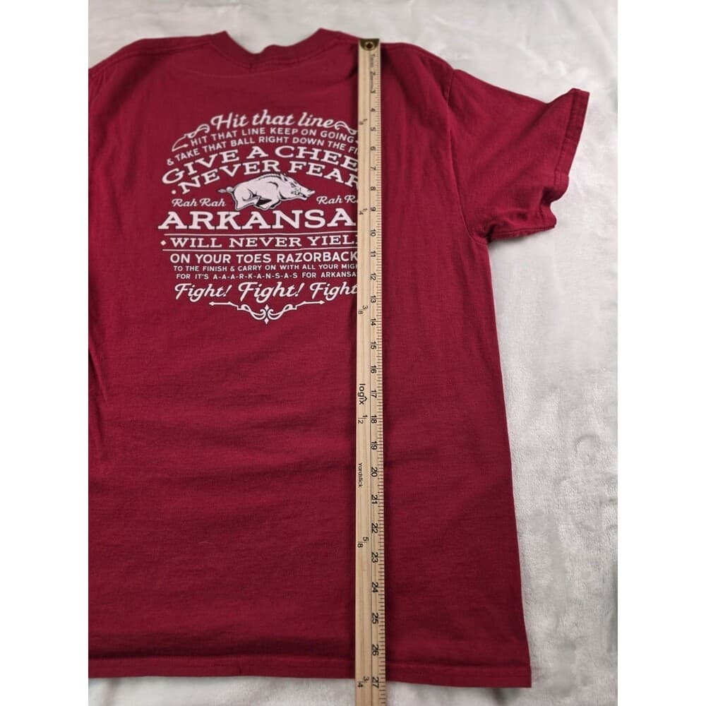 University Of Arkansas Mens M Short Sleeve T-Shirt‎ - Thumbnail 6
