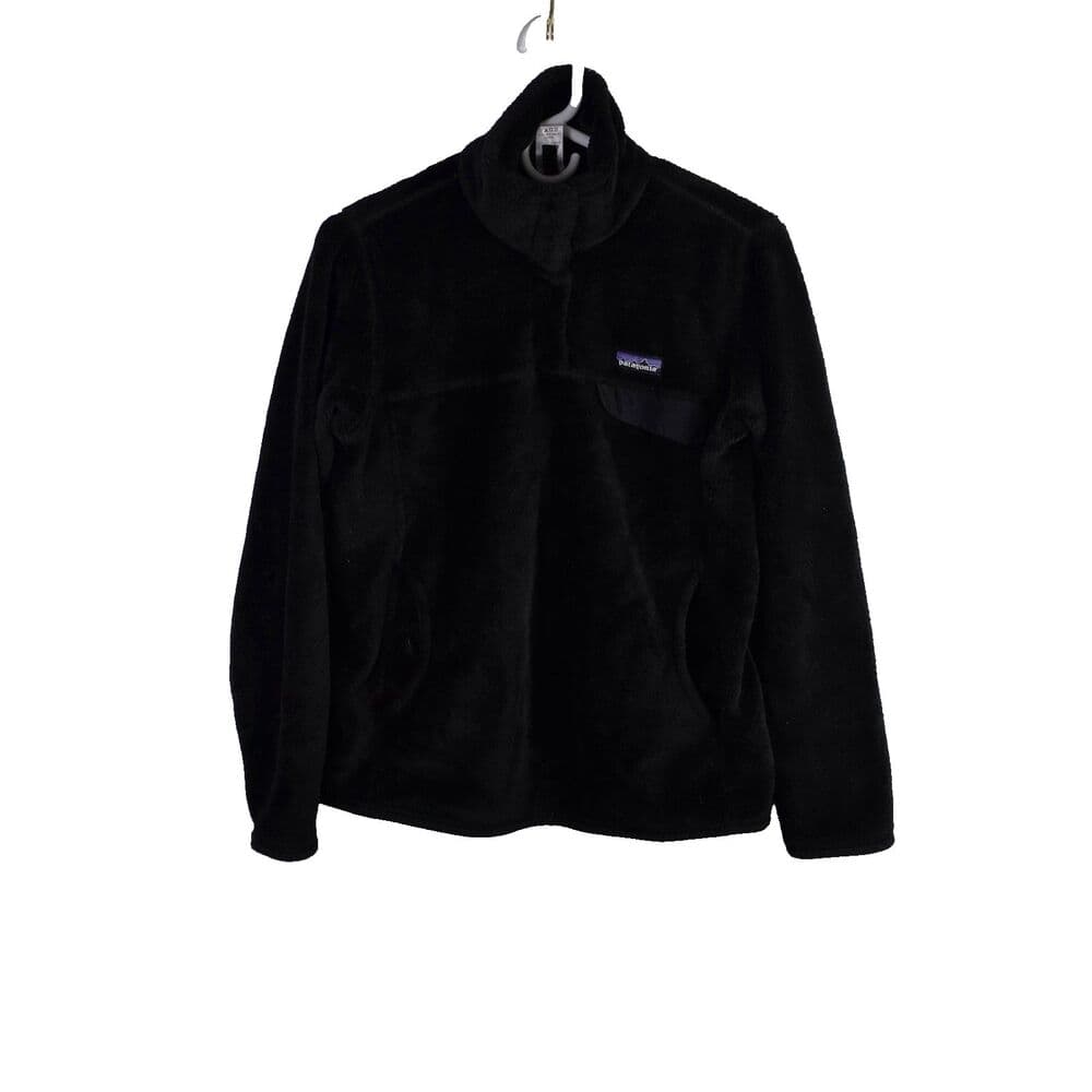 Patagonia Women's Medium Black‎ Fleece Polartec Pullover - Thumbnail 9