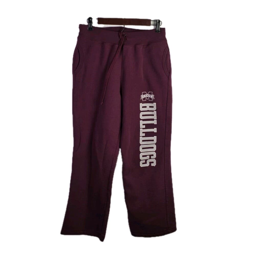 Colosseum Mississippi State Bulldogs Large Gray & Maroon Full Zip Hoodie Set - Thumbnail 7