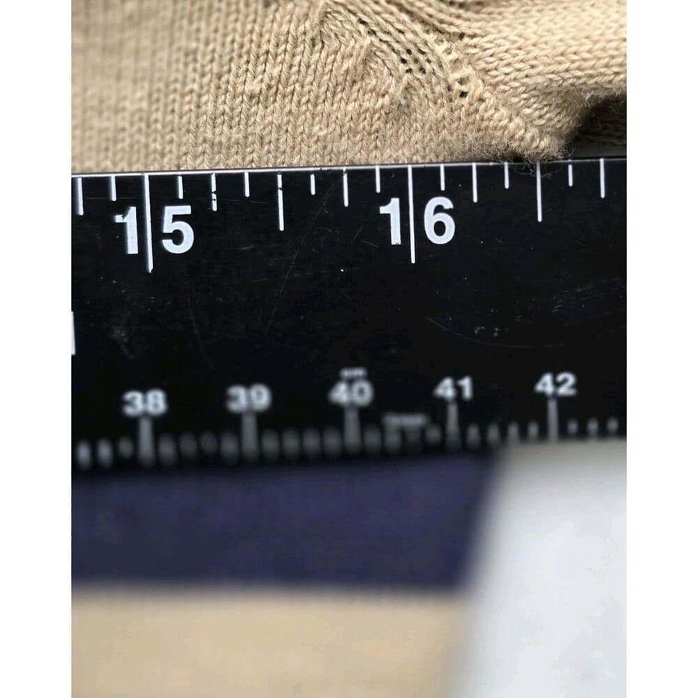 Pink Rose Petite Medium Beige & Navy‎ 3/4 Sleeve Mini Dress - Thumbnail 4