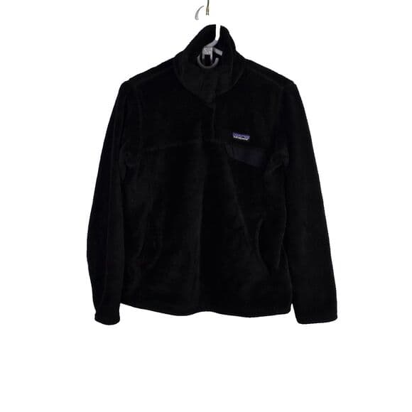 Patagonia Women's Medium Black‎ Fleece Polartec Pullover - Thumbnail 10