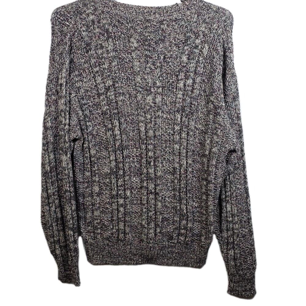 Vintage‎ Boathouse Row Men’s Large Grey Sweater 100% Cotton Made In USA - Thumbnail 7