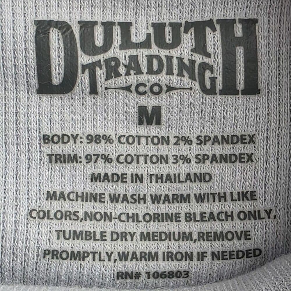 Duluth‎ Trading Unisex Medium Gray Hoodie - Thumbnail 2