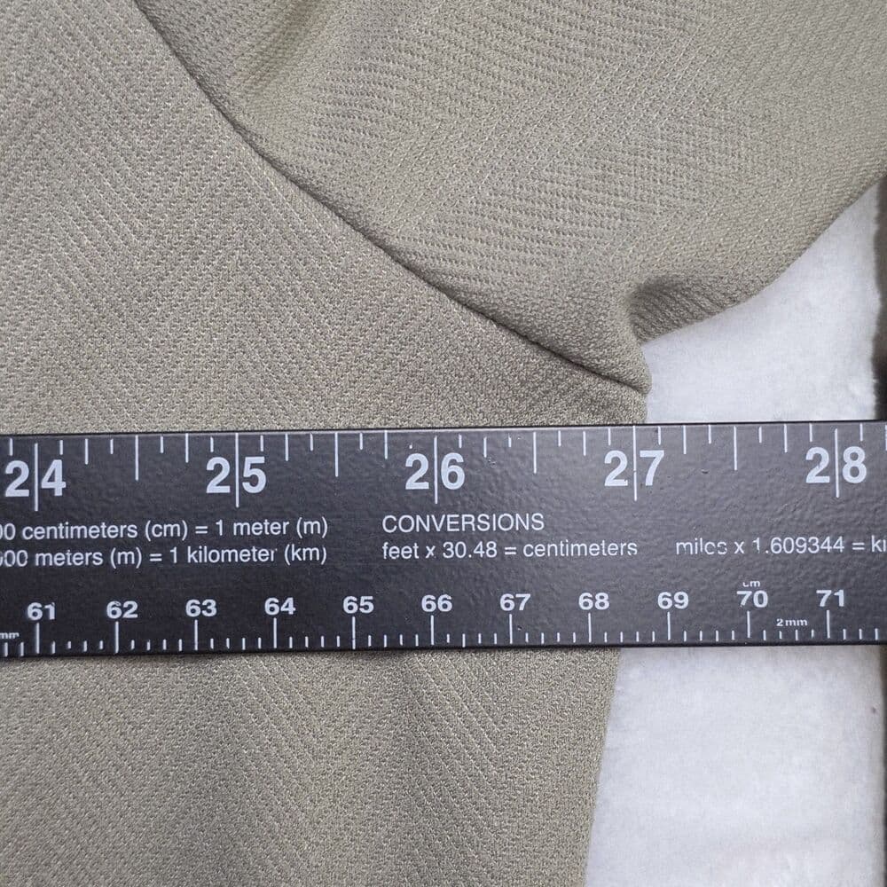 COOFANDY Mens Olive Short Sleeve Cuban Collar‎ Shirt Casual Button Down XL - Thumbnail 3