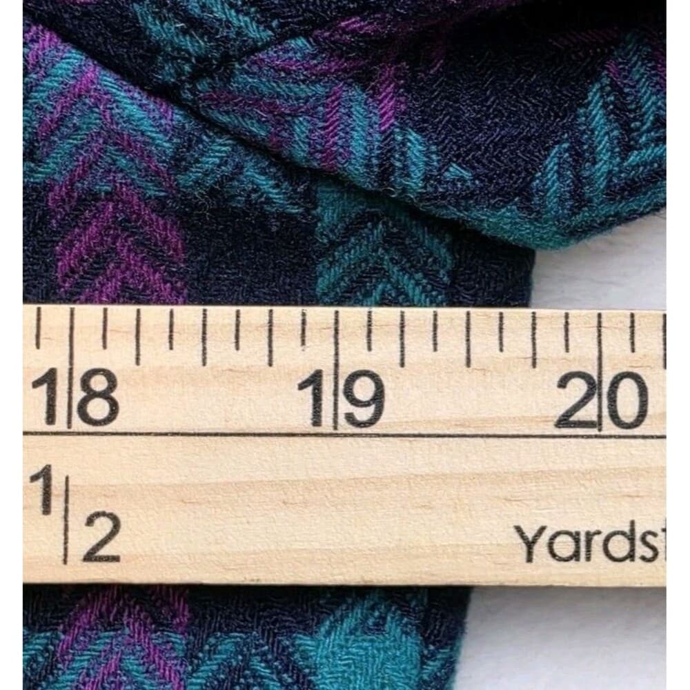 Pendleton Houndstooth‎ Women's Size 12 Wool Blazer Usa - Thumbnail 4