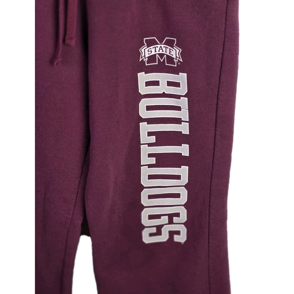 Colosseum Mississippi State Bulldogs Large Gray & Maroon Full Zip Hoodie Set - Thumbnail 8