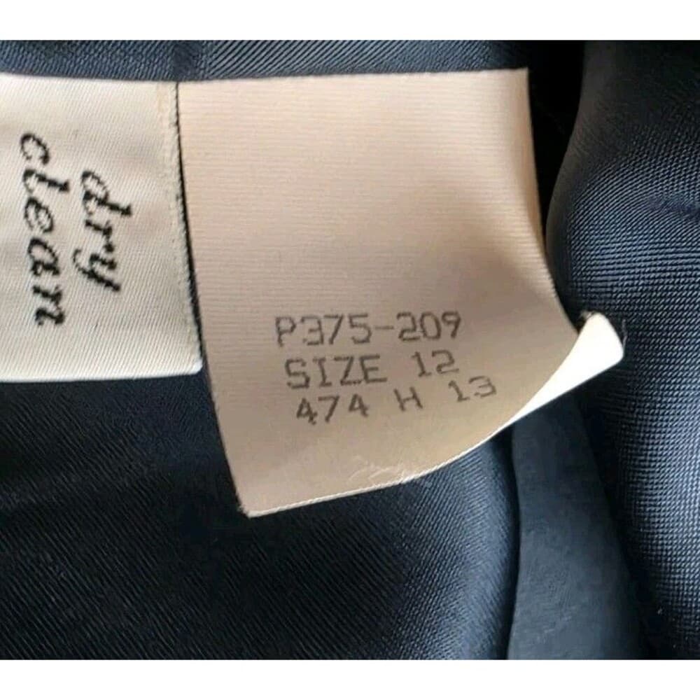 Pendleton Houndstooth‎ Women's Size 12 Wool Blazer Usa - Thumbnail 3