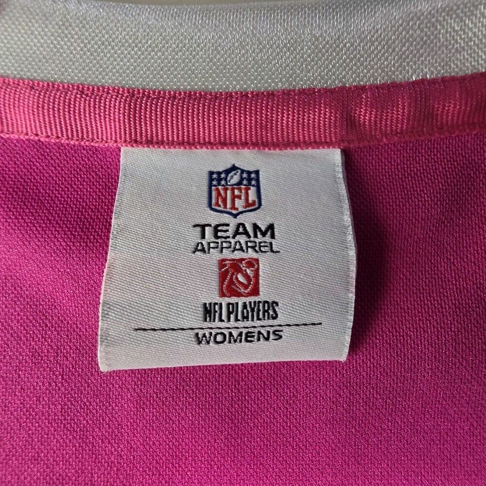 Team Apparel Women's Large Pink Green Bay Packers Brett Farve Jersey‎ - Thumbnail 2