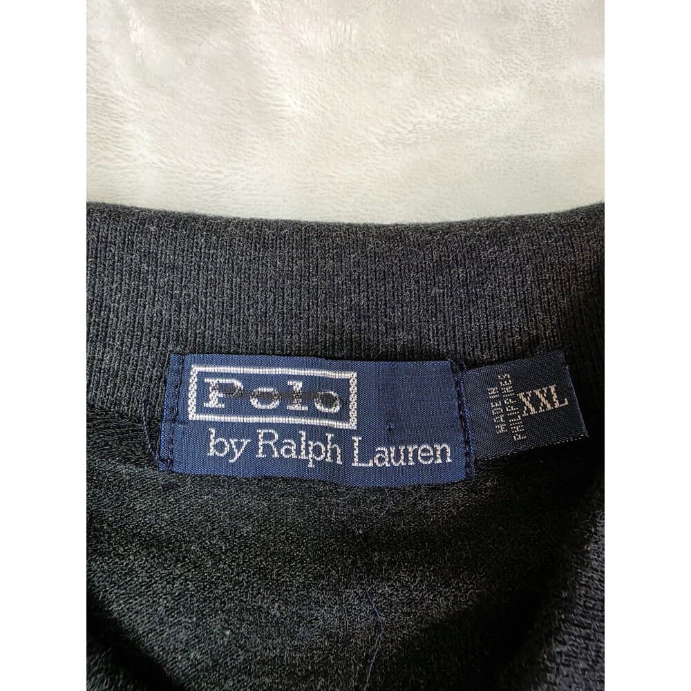 Polo by Ralph Lauren Men's Size‎ XXL Black w/ Purple Logo - Thumbnail 2