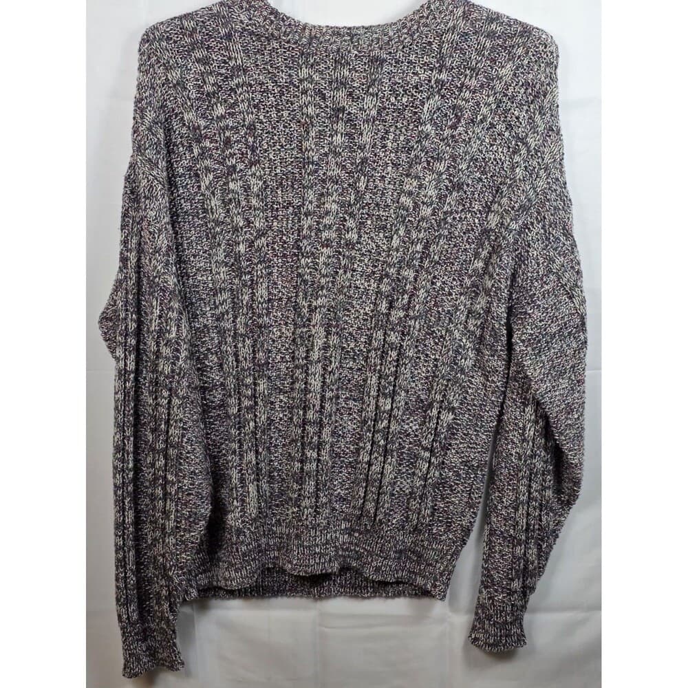 Vintage‎ Boathouse Row Men’s Large Grey Sweater 100% Cotton Made In USA - Thumbnail 4