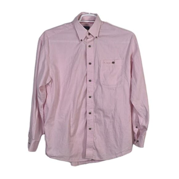 Wrangler Shirt Mens Medium‎ Pink Breast Cancer Long-Sleeve Button Up Shirt - Thumbnail 9