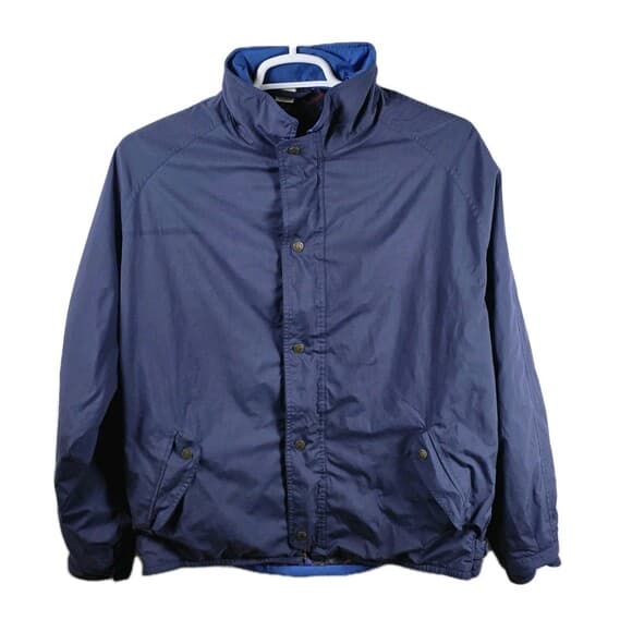 Wilson Golf Jacket Mens Large Blue Full‎ Zip Long Sleeve Windbreaker - Thumbnail 10