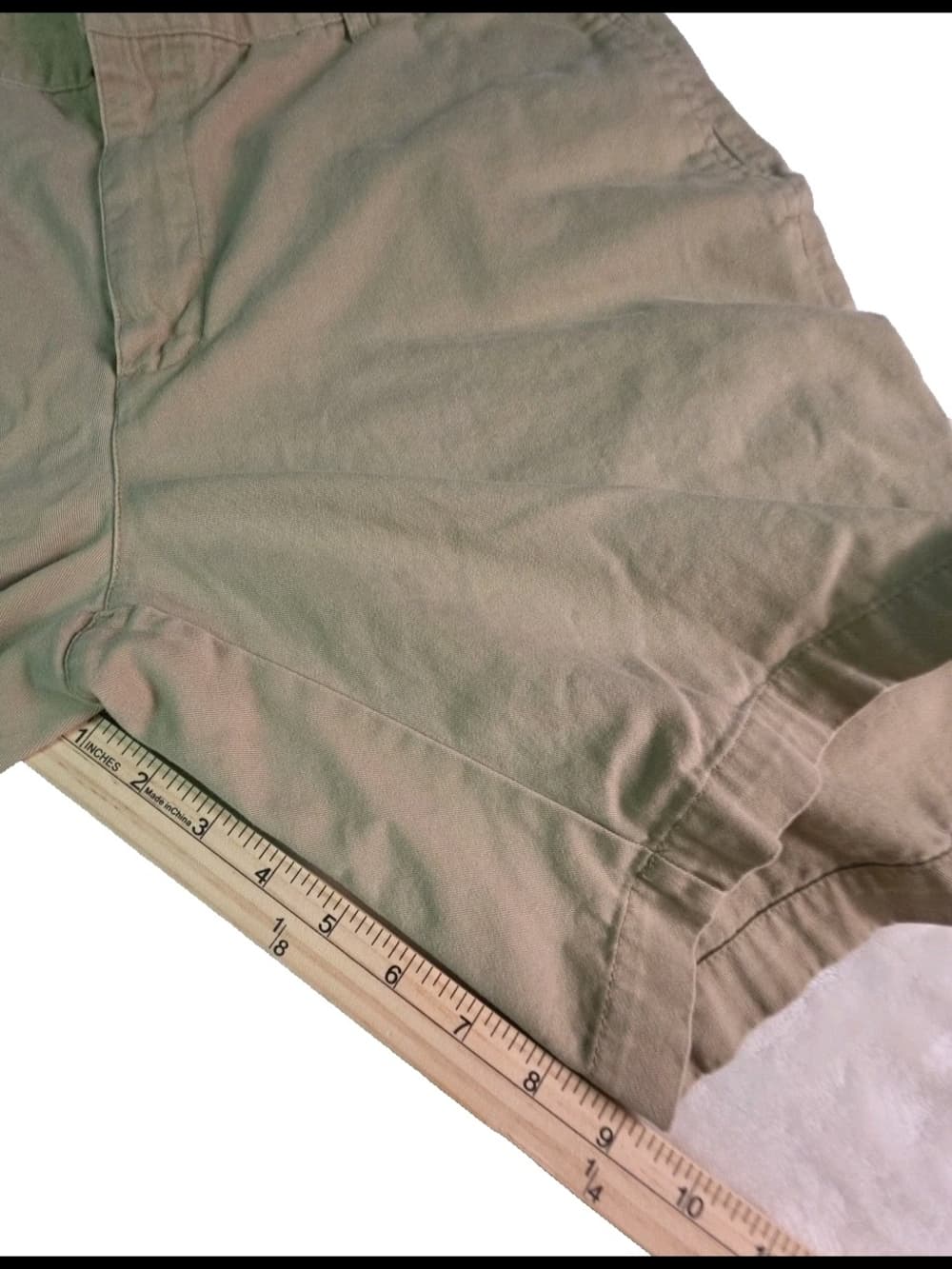 Drake Men’s Medium Flat Front Shorts - Light Taupe - Thumbnail 6
