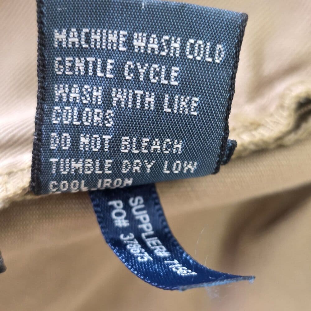 Polo Ralph Lauren Men's 40" Khaki Beige Chino Flat Front Shorts - Thumbnail 6