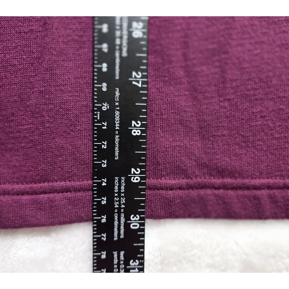 Vintage 80s Dunlop Men's XL Maroon & Gray Long Sweatshirt - Thumbnail 8