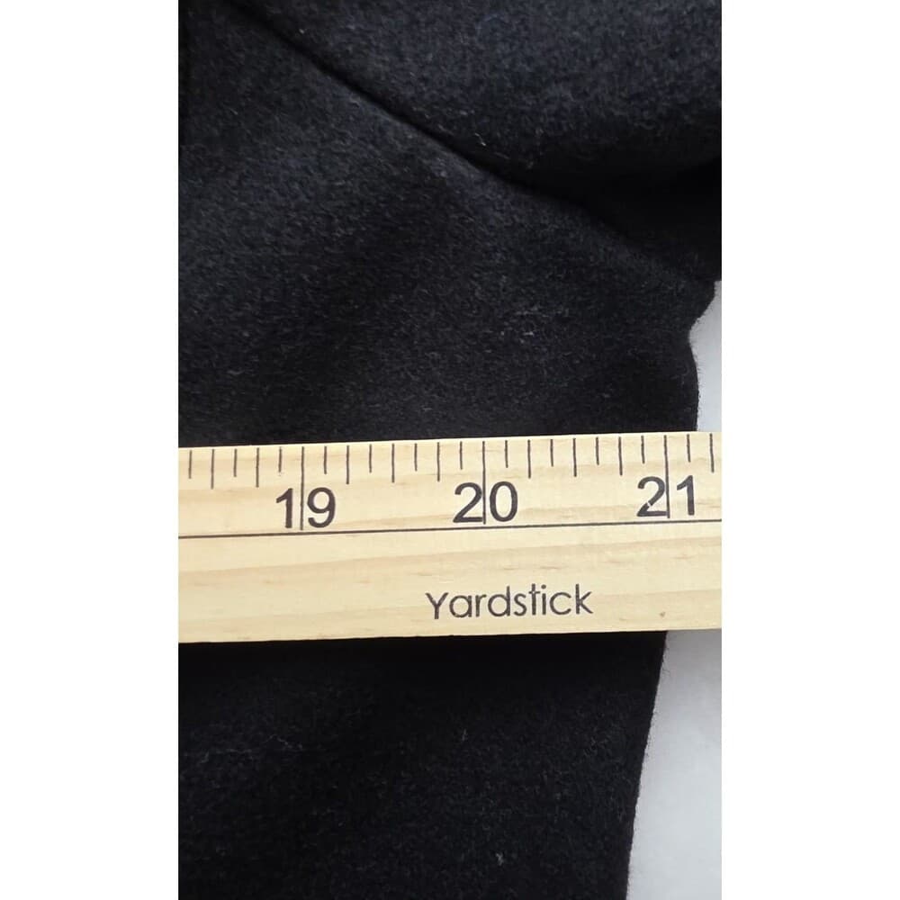 VTG Guess Women's XL Classic Military Style Black Wool Blend Coat - Thumbnail 6
