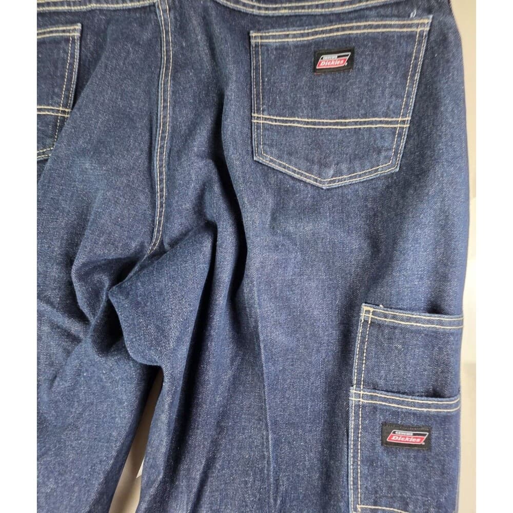 Genuine Dickies Men's Sz 42x30 Denim‎ Utility Jeans - Thumbnail 3