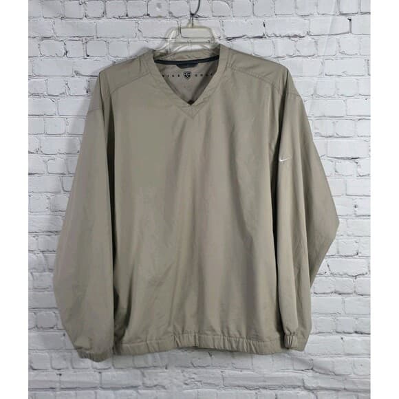 Nike Golf Men's XL Tan V-Neck Pullover - Thumbnail 8