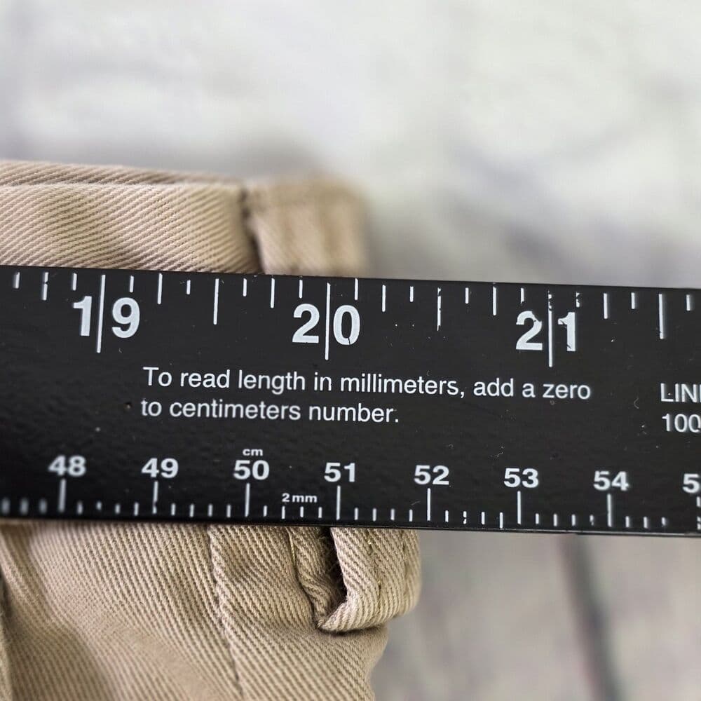 Polo Ralph Lauren Men's 40" Khaki Beige Chino Flat Front Shorts - Thumbnail 8