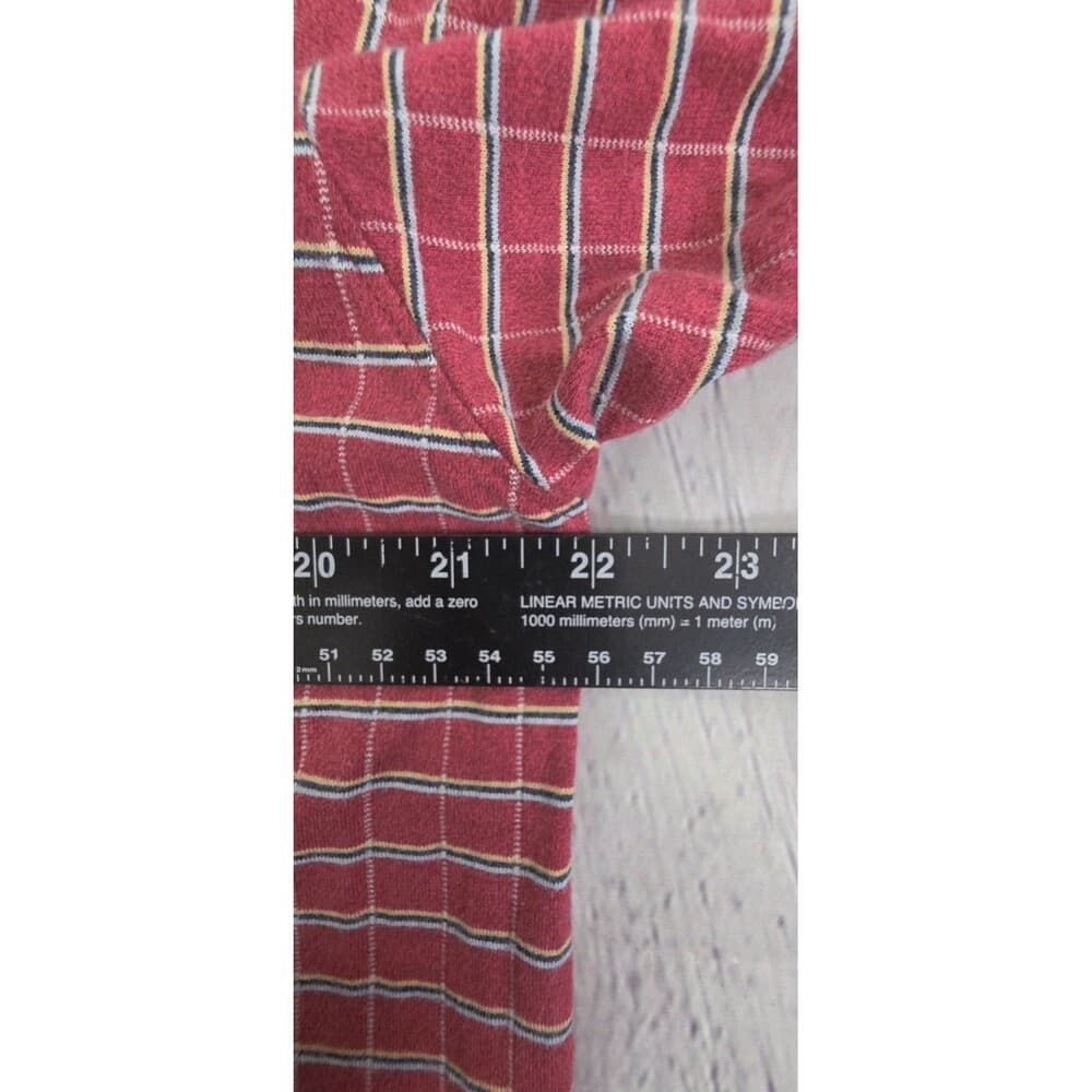 Tommy Bahama Men's Medium Red Kaanapali Resort Striped Short Sleeve Polo Shirt - Thumbnail 5