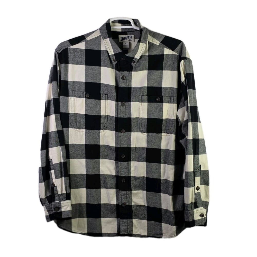 Duluth Trading Men's‎ XL Checkered Flannel Long Sleeve Button Down Shirt - Thumbnail 9