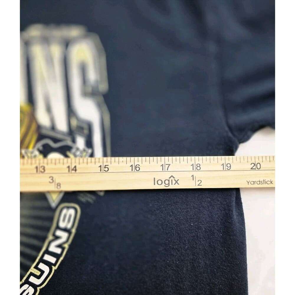 Pittsburgh Penguins‎ Youth Medium Black 2009 Stanley Cup Champion T-shirt - Thumbnail 3