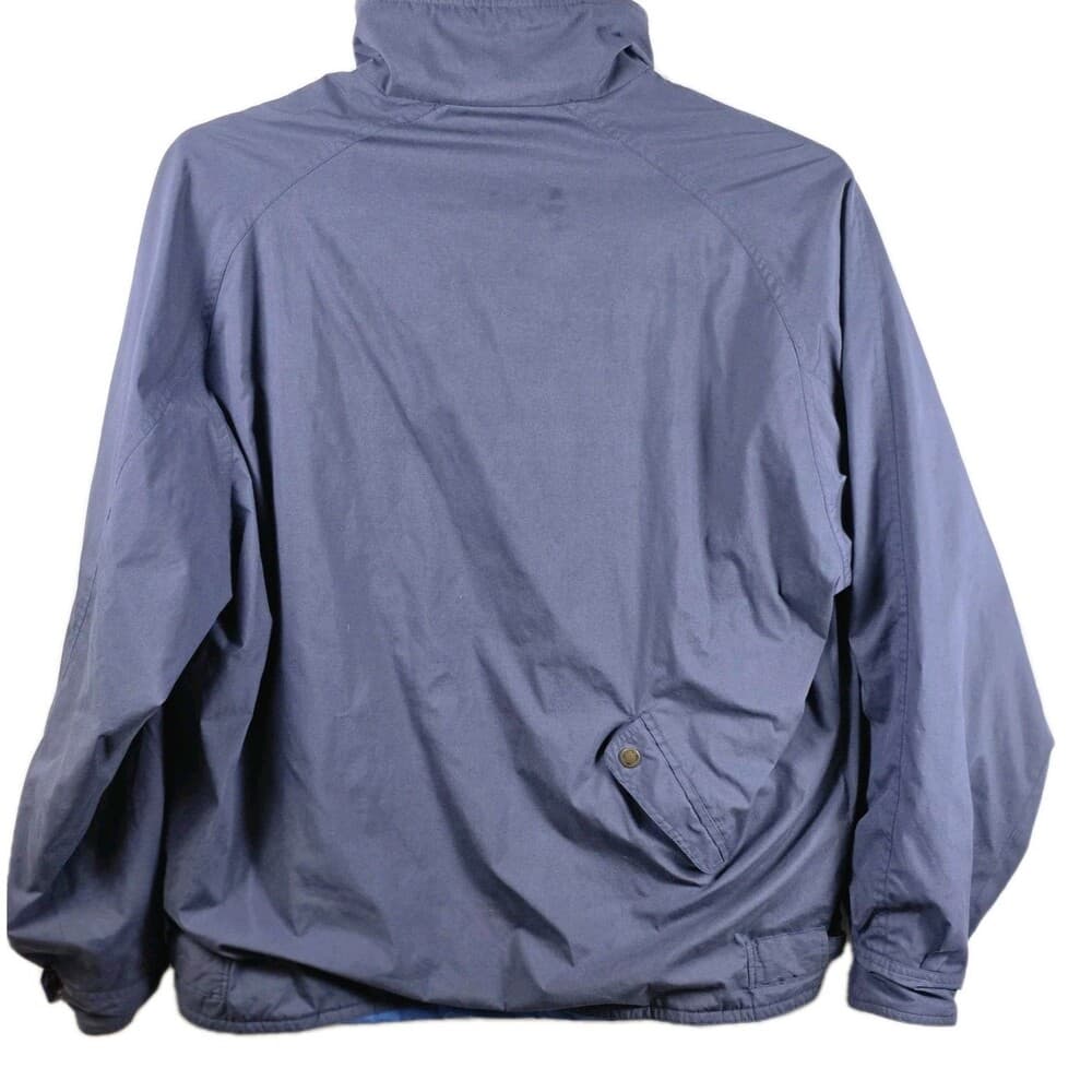 Wilson Golf Jacket Mens Large Blue Full‎ Zip Long Sleeve Windbreaker - Thumbnail 8