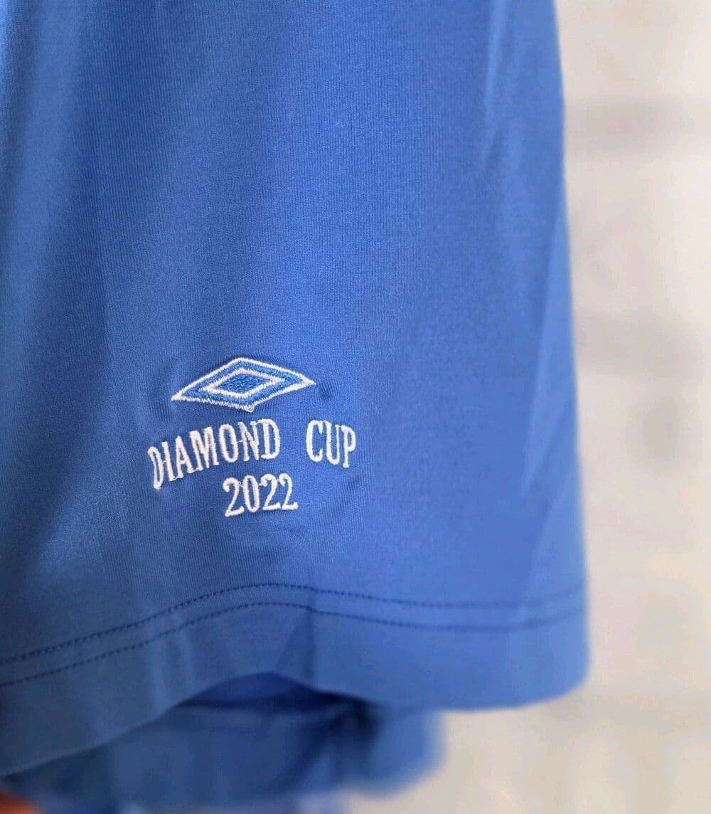 Footjoy 2022 Diamond Cup Men's XL Blue Striped Preformance S/S Polo Shirt - Thumbnail 5