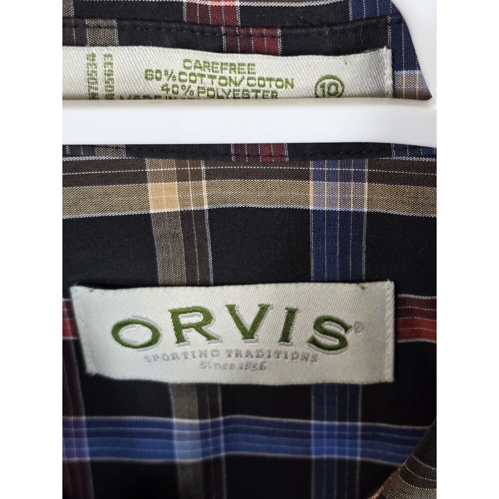 Orvis Women’s Size 10 Plaid Long Sleeve Button Up‎ Shirt - Thumbnail 3