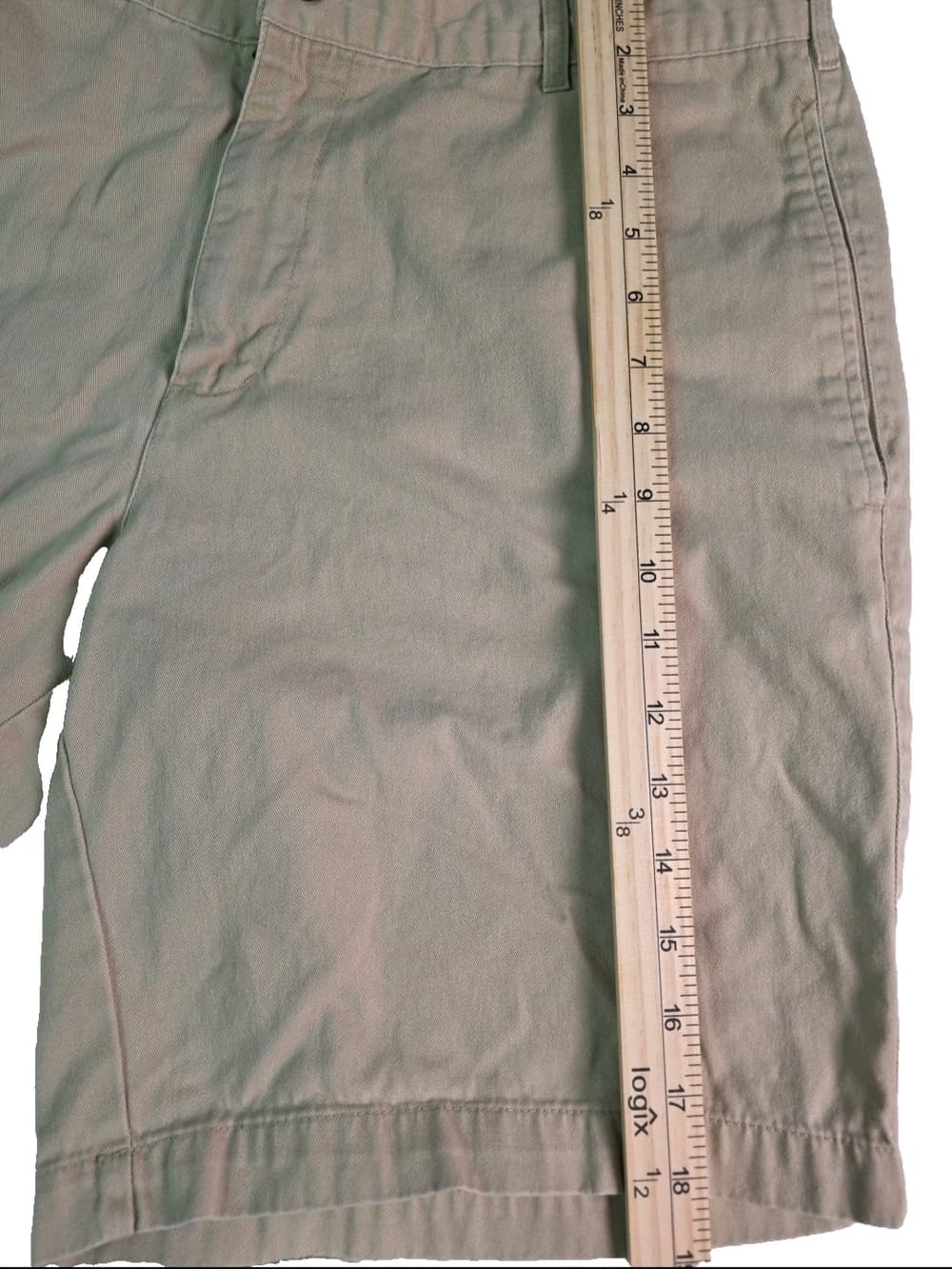 Drake Men’s Medium Flat Front Shorts - Light Taupe - Thumbnail 3