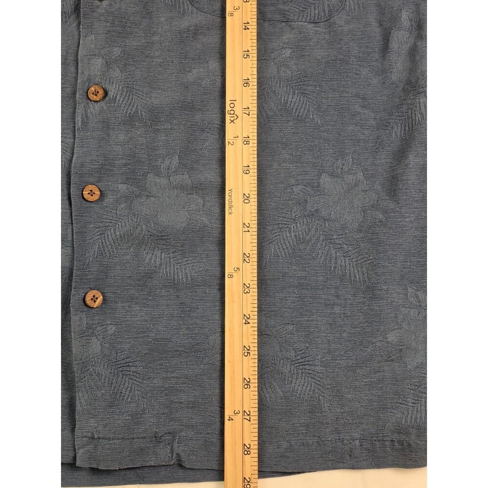 Eagle Dry Goods Signature Series 100%‎ Silk Hawaiian Shirt Men's Size Large - Thumbnail 7