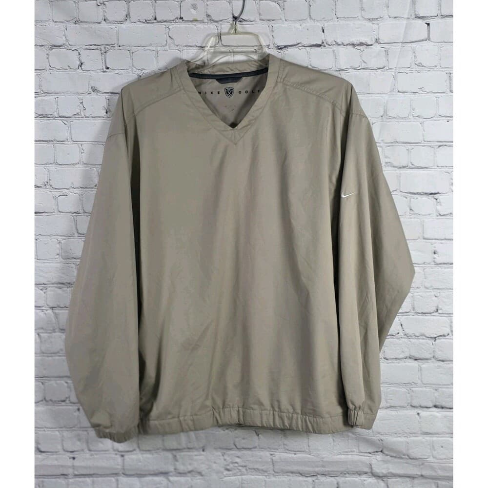 Nike Golf Men's XL Tan V-Neck Pullover - Thumbnail 7