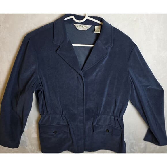 Orvis Women's Medium Blue Jacket - Thumbnail 7