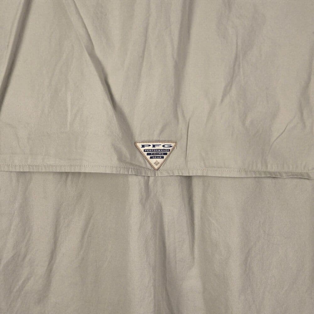 Columbia PFG Men's Large Beige Long Sleeve Fishing Shirt - Thumbnail 8