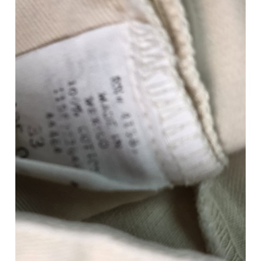 Polo Ralph Lauren Chino Flat Front‎ Cotton Men's 33 Shorts khaki (bleach stain) - Thumbnail 7