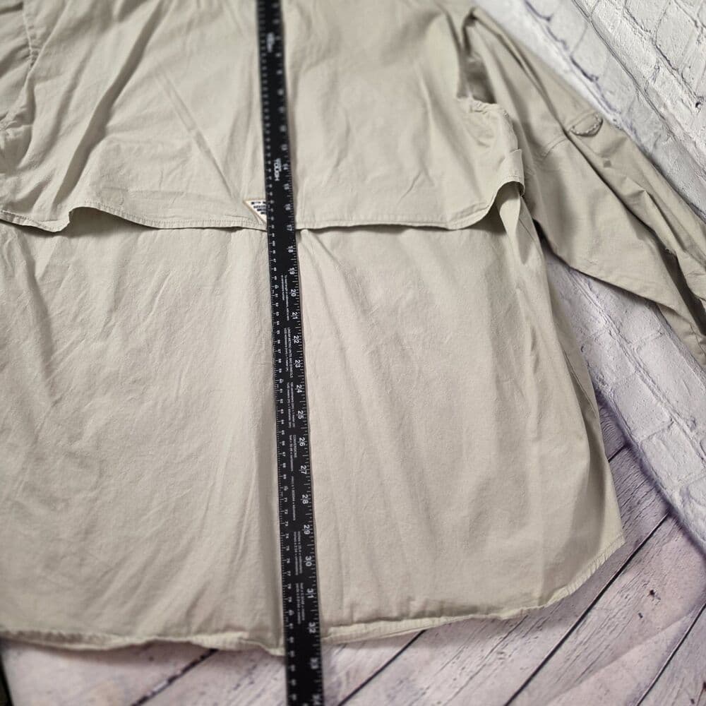 Columbia PFG Men's Large Beige Long Sleeve Fishing Shirt - Thumbnail 10