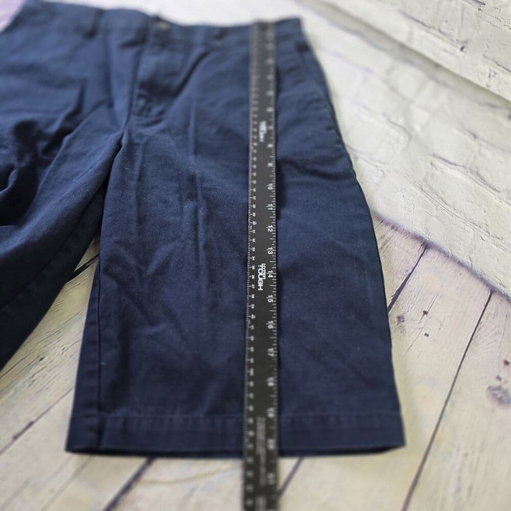 Polo Ralph Lauren Boys 18" Blue Twill Casual Classic Chino Shorts - Thumbnail 7
