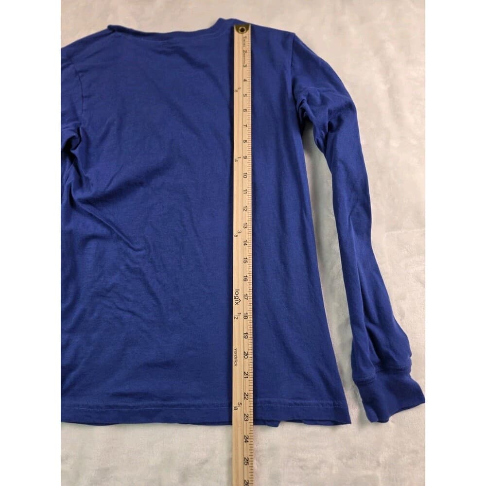 Team Apparel New York Giants Large‎ 12/14 Blue Long Sleeve T Shirt - Thumbnail 5